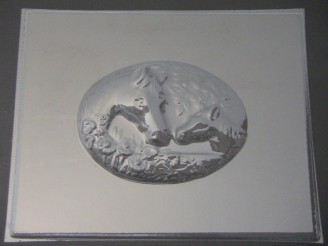 2506 Horse Plaque Chocolate Candy Mold